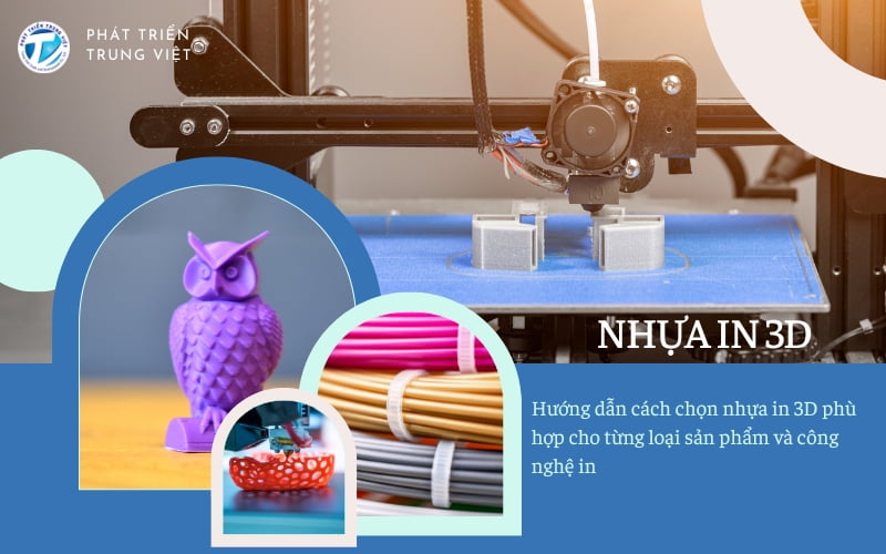 Nhựa in 3D - Cách chọn loại phù hợp và tiết kiệm chi phí